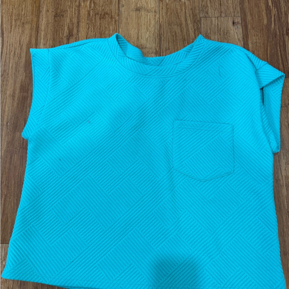 Turquoise Two-Piece Set - Picture 2 of 3